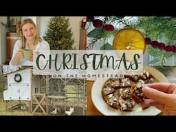 Christmas on the Homestead | Orange Garlands, Mulled Wine, & Toffee