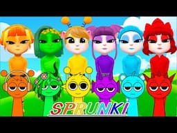 My talking Angela 2  SPRUNKI INCREDIBOX Oren, Vineria, Durple, Sky,Raddy, Simon  New update  Cosplay