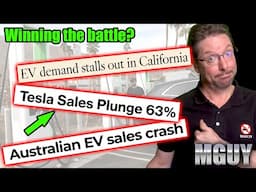 EV sales CRASH everywhere as buyers WISE UP | MGUY Australia