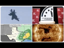 F-35 falls from the Sky in Alaska! Satellite breaks up over Wisconsin! Texas & Louisiana tornadoes?