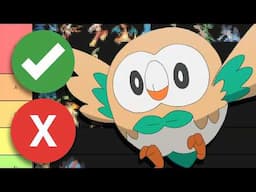 Ranking EVERY Starter Pokémon on a Tierlist