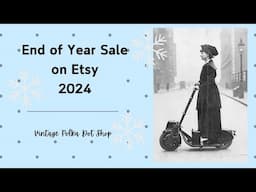 End of the Year Sale - Vintage Polka Dot Shop great Vintage and Junk Journal goodies