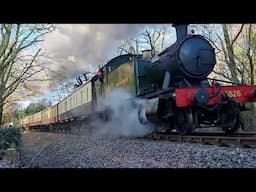 5526 outside Staverton - South Devon Railway Winter Gala - 03/01/25