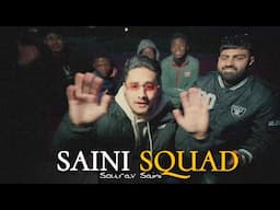 Sourav Saini - SAINI SQUAD (Official Music Video) | New Haryanvi Song 2024