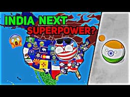 USA SPLIT Into 50 STATES?!💥⚠️ WORLD IN CHAOS! 🌍 (You WON’T BELIEVE What Happens!) 🥵🥶⚔ #countryballs