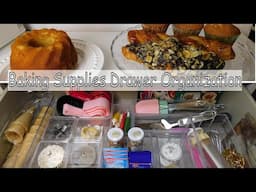 Baking Supplies Drawer Organization (Kitchen Drawer Organizing)