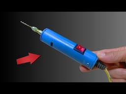 How to Make an Automatic Mini Drill from PVC – Easy and Helpful!