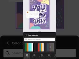 how to choose a color palette that looks good on Canva