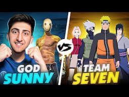 Team 7 Vs GodSunny 1 Vs 4😱😍New Naruto Build [A_s Gaming] - Free Fire India