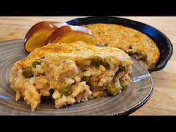 Easy Tuna Casserole - Easy Fast Budget Weeknight Dinner - The Hillbilly Kitchen #cooking #recipe