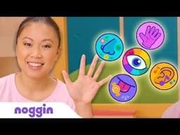 5 Senses Mindfulness Break! 🧠 Yoga Friends: Guided Calming Exercise for Kids | Noggin