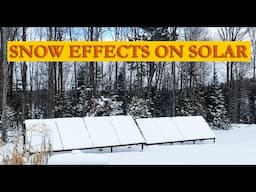 Snow effects on Solar Panels in Winter?