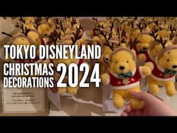 TOKYO DISNEYLAND CHRISTMAS 2024 DECORATIONS || food, souvenirs & merchandise! 日本 東京 迪士尼 ディズニ