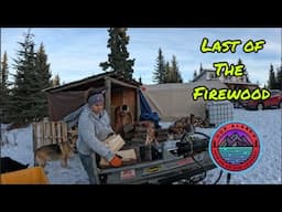 Splitting Firewood on the Homestead | Staying Warm in our Off Grid Alaska Tiny House