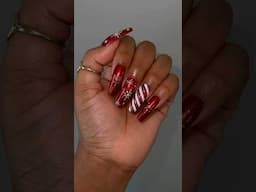 A lil Christmas inspo #shorts #christmas #naildesigns