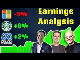 Microsoft, Starbucks, & Meta Earnings Analysis! (MSFT, SBUX, & META Stock Analysis!)