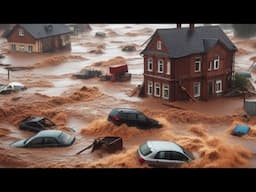 Panic in France today!! Floods in Brittany, Ille et Vilaine paralyzed, inondations en Redon