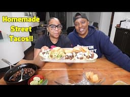 My Baby is Sick. Homemade Carne Asada Street Tacos ( Cooking & Mukbang)