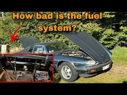 Abandoned For Over 30 Years! How Dirty is This Jaguar XJS V12 Fuel System?