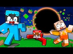 Minecraft Pero un Agujero Negro CRECE CADA SEGUNDO