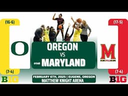 Oregon vs No. 16 Maryland | Big Ten | 2.6.25