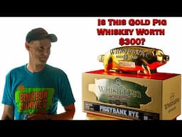 Drinking Whiskey From A Pig's B hole. Whistle Pig Piggy Bank