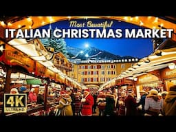 🎄Discover the MOST BEAUTIFUL CHRISTMAS MARKET in ITALY! 🇮🇹