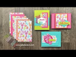 FREE Class: 3 Stampin’ Up! Friends of the Ocean Cards | January 2025 Bonus Project Kit