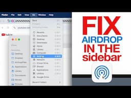  AirDrop Missing on macOS Sequoia? Easy Fix for Finder and AirDrop Issues!