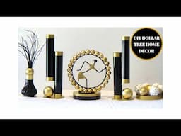 DIY GLAM DOLLAR TREE HOME DECOR/RUNNING WOMAN DECOR/THRIFT STORE HOME DECOR