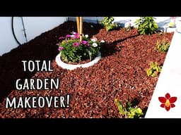 1 video made me do a full garden makeover! 🤭 Improving soil, adding mulch & getting ready to plant!