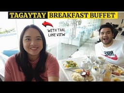 [ENG SUB] TAGAYTAY BREAKFAST BUFFET WITH TAAL VIEW | Sandra Samaniego