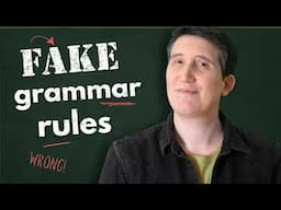 Grammar rules you can stop sticking to