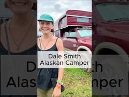 Dale's Maroon Alaskan Camper and Ram Truck Combination