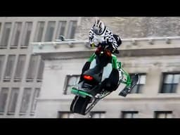 Red Bull Sled stye SledStyle 2009 Snowmobile freestyle tricks stunts Boston Topaz Labs Video AI 6 4K