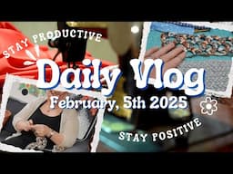 Darvanalee Designs Studio Daily Craft Vlog ||5th February 2025 || Cozy Day Equals Cozy Crafts.