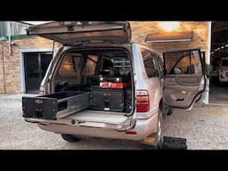 Seat Covers, a Drawersystem and a Redarc 12V System on my 100VX Landcruiser! SUV Overlander