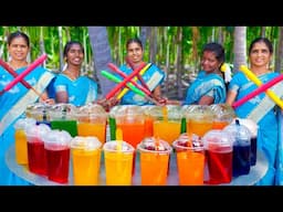 Pipe Ice Recipe in Tamil | Strawberry ,Mango ,Graphs ,Pistha | All Flavour Ice Recipe