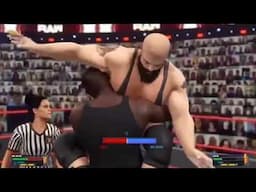 WWE Raw Big Show vs Omos Gameplay Video with Hindi Commentry  of WWE 2K24 PC Game