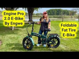 Engine Pro 2.0 Fat Tire E-Bike | Foldable E-Bike | Perfect for Work and Play by Engwe