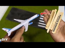 BOEING B757 C32 Airforce Two | Making Wooden plane model