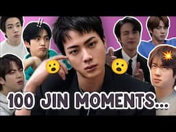 100 ICONIC MOMENTS in the HISTORY of JIN / BTS