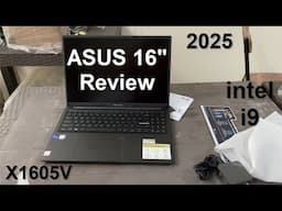 ASUS 16 Vivobook 16x Laptop intel Core i9 Review and Unboxing (2025)