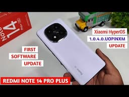 Redmi Note 14 Pro Plus First Software Update | Software Update Redmi Note 14 Pro Plus 5g