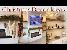 NEW CHRISTMAS DECOR IDEAS 2024 | Christmas Decorate with me | Christmas Living Room Decor | Part 3