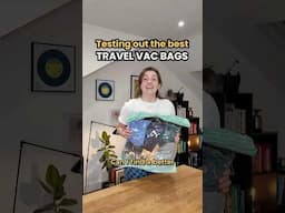 Testing out the best TRAVEL VAC BAGS