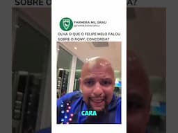 FELIPE MELO MANDA A REAL SOBRE O RONY