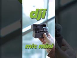 Dji Mic Mini - Easy Audio Solution For Content Creation #atc #dji #djimicmini #audio