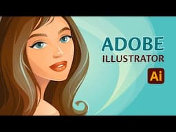 ADOBE ILLUSTRATOR PORTRAIT PAINTING- Vector Face Illustration Process