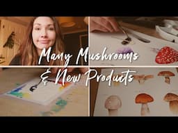 ✸A Whole Lotta Mushrooms ✸ STUDIO VLOG